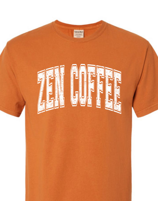 “ZEN COFFEE" T-Shirt (ORANGE)