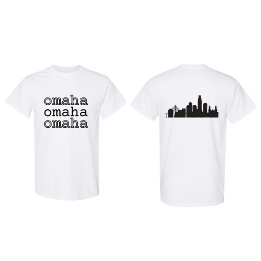 CLEARANCE Omaha White T-Shirt