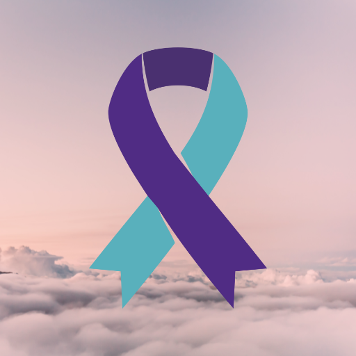 Suicide Awareness Ribbon Sublimation Transfer